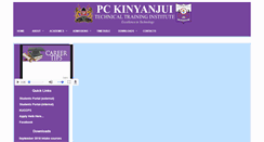 Desktop Screenshot of kinyanjuitechnical.ac.ke